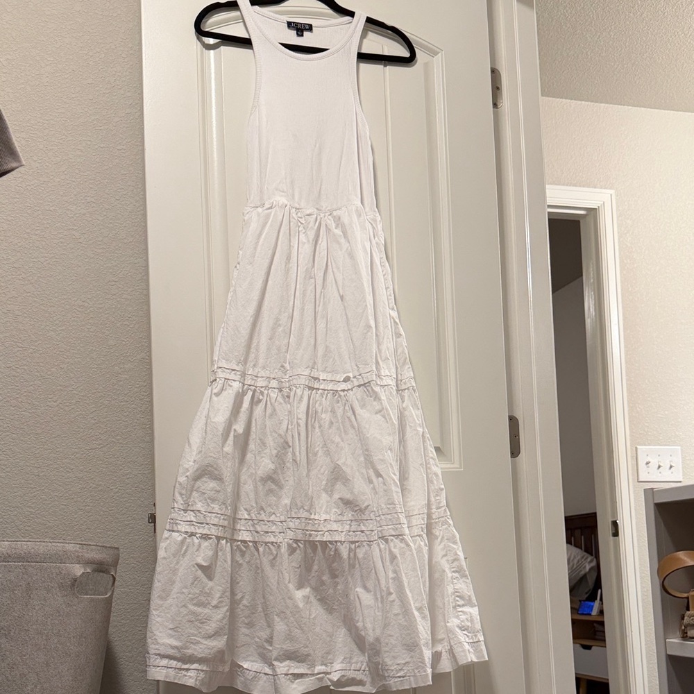 J. Crew White Maxi Dress